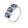 Silver Ring with Artificial Tanzanite Nano 2.313ct (2100805) 2.16 Gr. 925 Samples