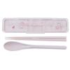 Pochette Bouquet Combination Set Antibacterial Chopsticks & Spoon Set/Pink