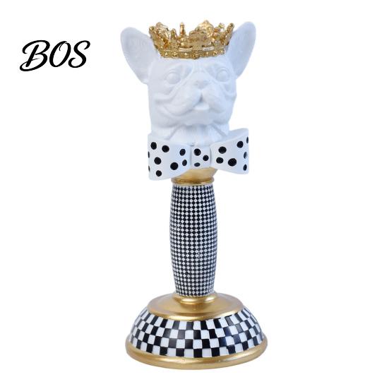 Abstract Animal Crafts Ornaments, Decorative Painted Resin Modern Style Warm Inviting Home Accents Wine Cabinet Decor, for Living Room Bedroom Office
