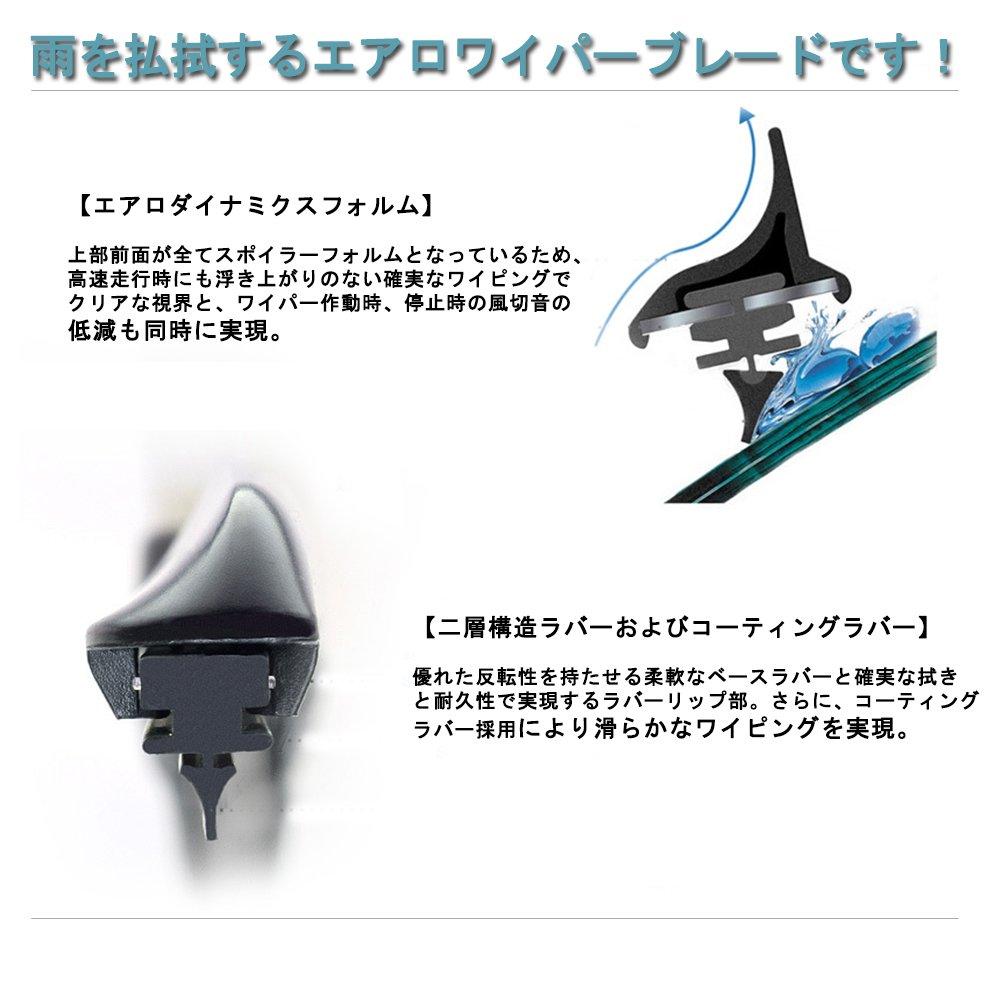 PGMARO Новая автомобильная аэродинамическая щетка стеклоочистителя Familia S Wagon BJ5 8 FW Honda Toyota Mazda Nissan Subaru Aero Wiper Strong Water Repellent Coat U Clip 525 мм 475 мм