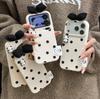 Панда в горошек с бантом подходит для чехла для мобильного телефона Apple 17 16promax/15Pro полностью закрывающего 13/14 защитного чехла.