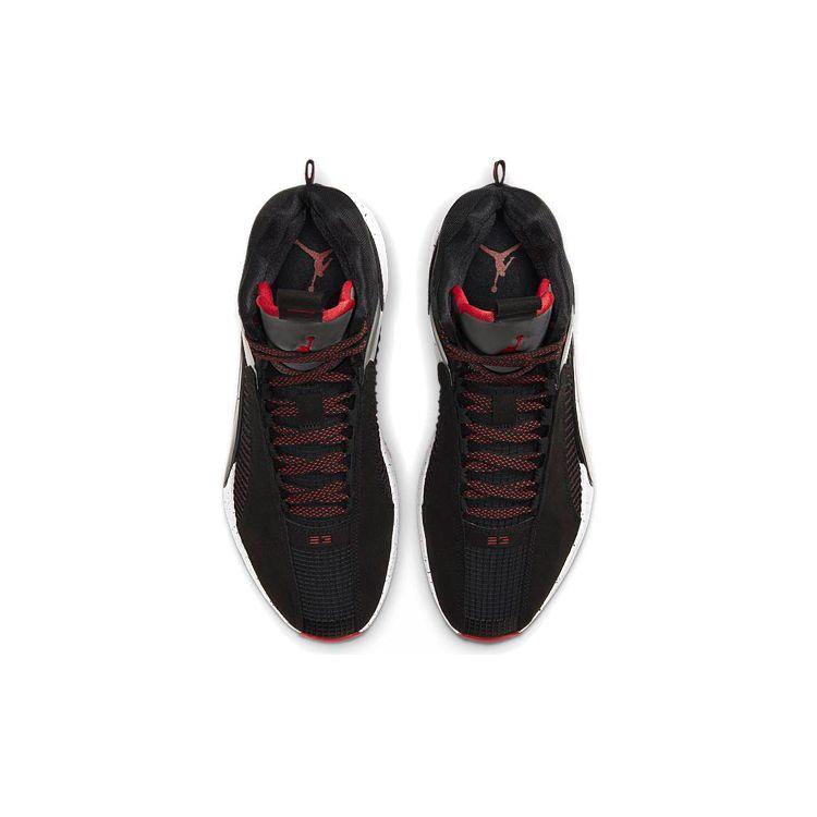 Мужские кроссовки Air Jordan 35 Bred черные огненно-красные со светоотражающим эффектом и серебром CQ4227-030