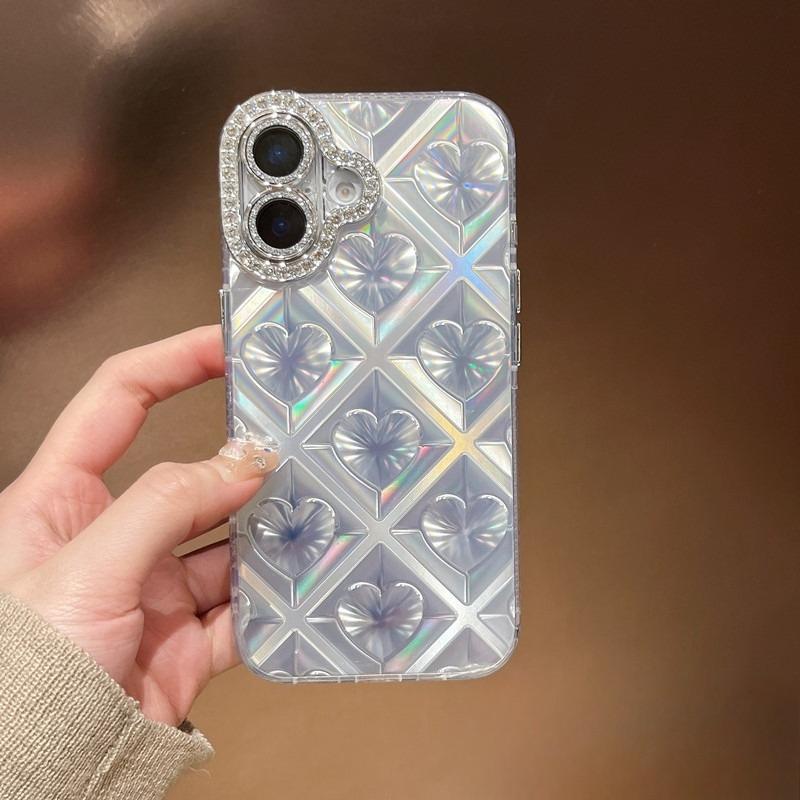 Applicable To Apple 16 ProMax Diamond Butterfly Mobile Case IPhone 15 Laser Advanced Sense 14 Love Protection Case