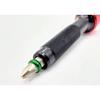 711L Lollipop Bit Driver (Aluminum, Black, Red) - Pocket Screwdriver with Retractable Lever for Increased Torque