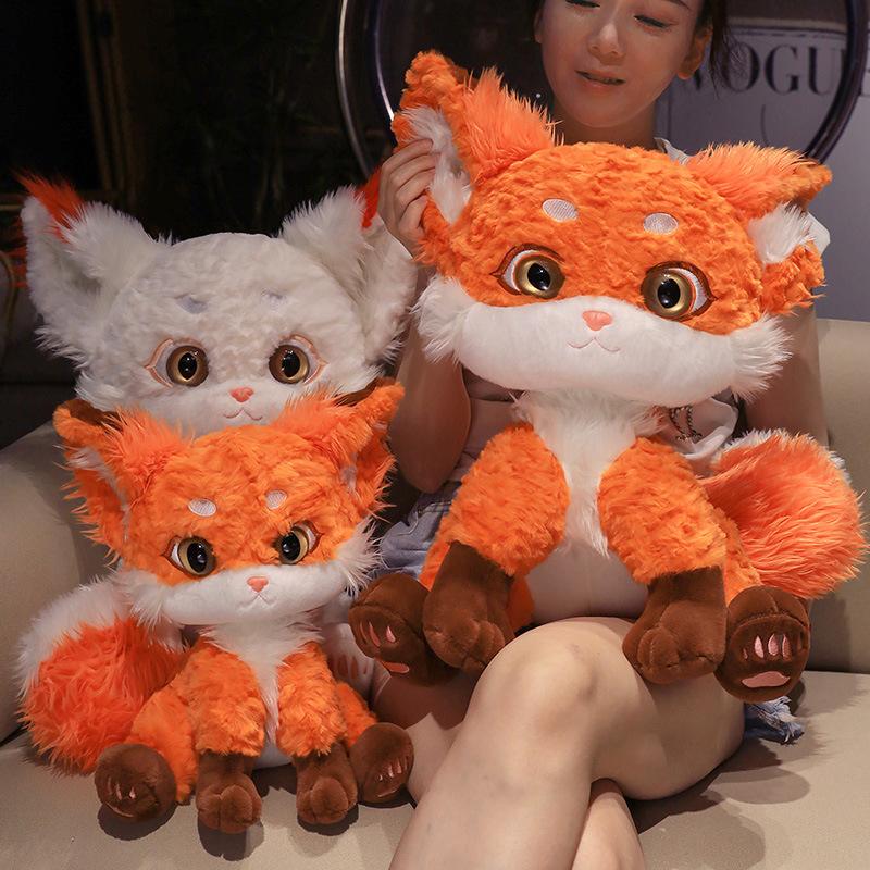 Cute and Adorable Little Fox Doll Plush Toy Snow Fox Doll