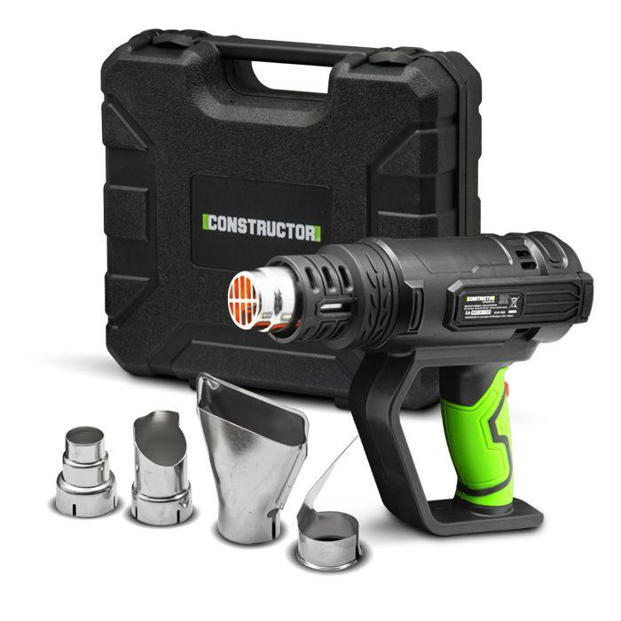 Décapeur thermique 2000W livré en coffret avec 4 accessoires - Constructor