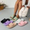 Новые женские летние шлепанцы на толстой подошве, для дома, для улицы, с ощущением ходьбы по дерьму, для купания, парные, мужские, увеличивающие рост, резиновые а