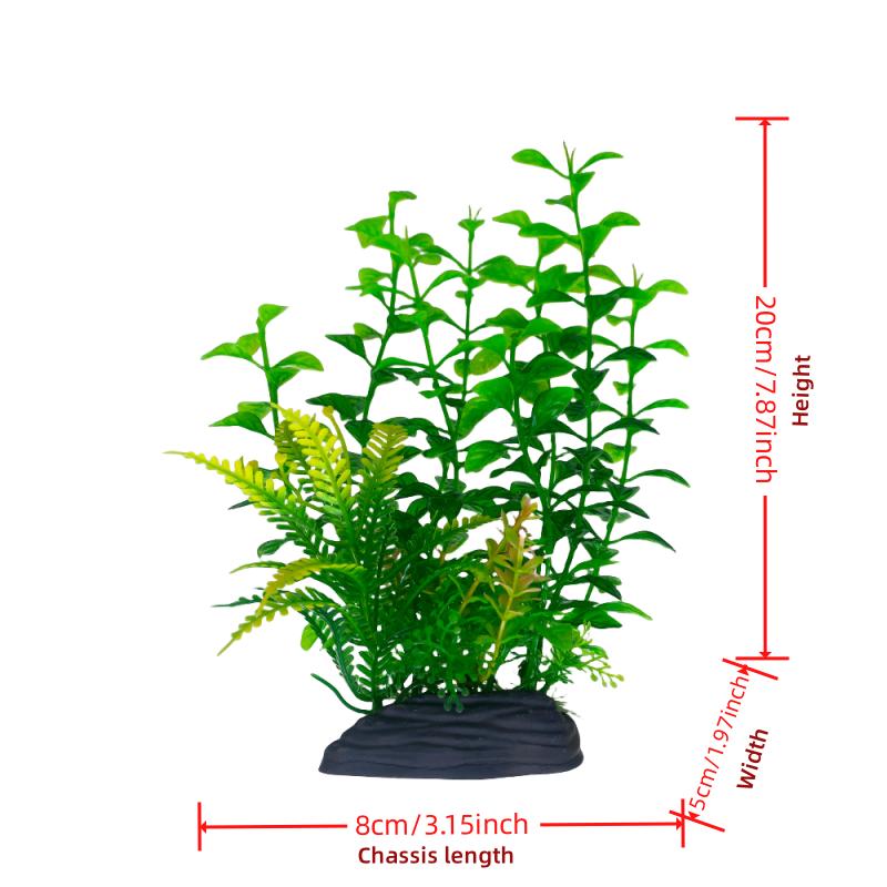New Artificial Aquarium Decorative Grass Simulation Plant Fish Tank DIY Decoration Simulation Water Grass Combination