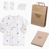 Organic Boom Baby's Rabbit Belt Summer Baby Clothing Jeogori + Handwrap + Handkerchief + Shopping Bag + Box Set, Korean Baby Products