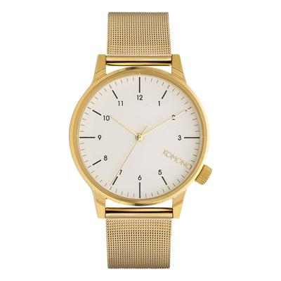 Авторизованный дилер Часы Komono Унисекс Winston Royal Gold White 42мм [KOMONO] Мужские KOM-W2358 [WINSTON]