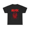 ACDC Graphic T Shirt Vintage Rock Band Retro Unisex Heavy Cotton Tee