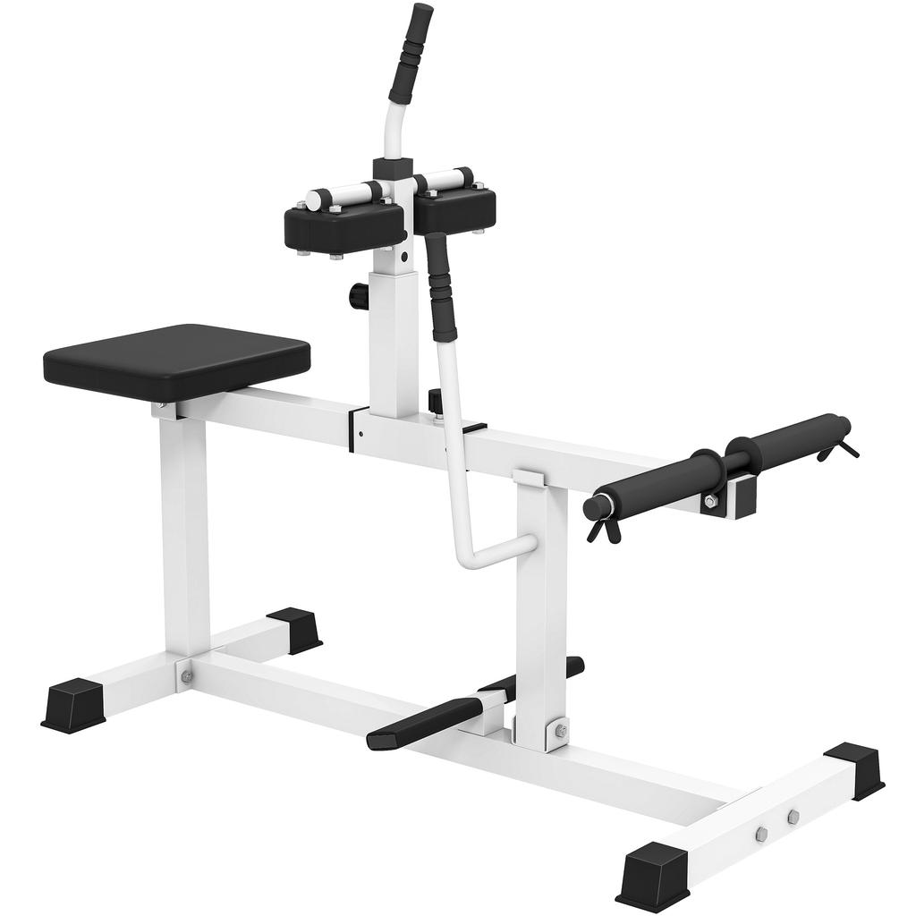 Adjustable Seated Calf Raise Machine For Leg Calf Waist And Arm Training Home Gym White