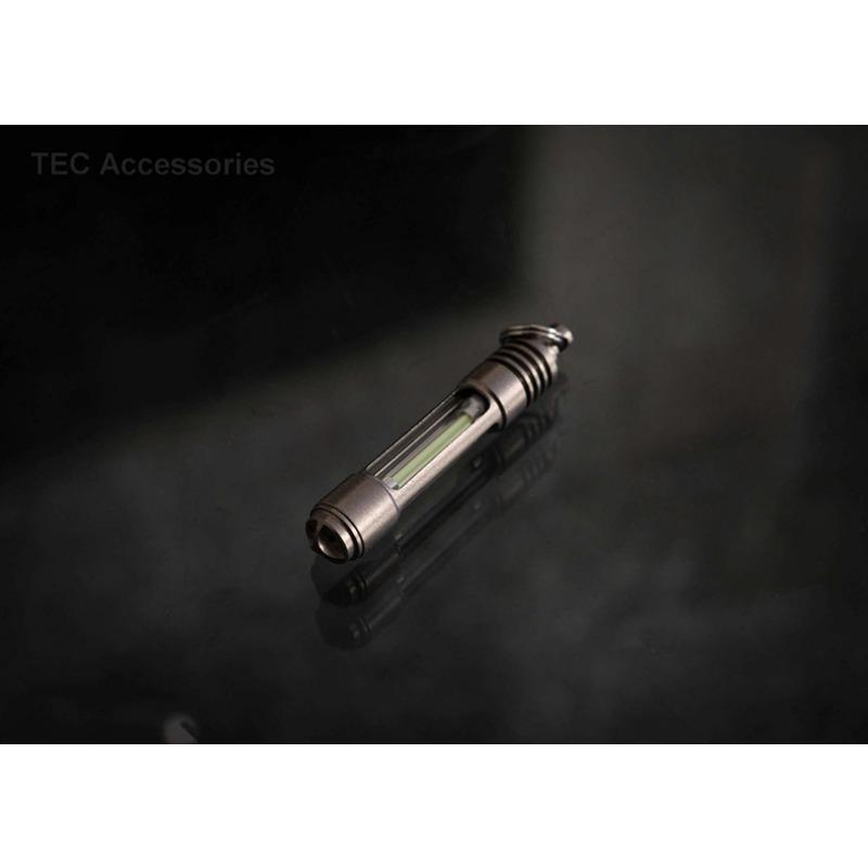 Titanium Alloy T323P Tritium Tube Keychain Pendant Signal Light Self-luminous, Easy To Disassemble