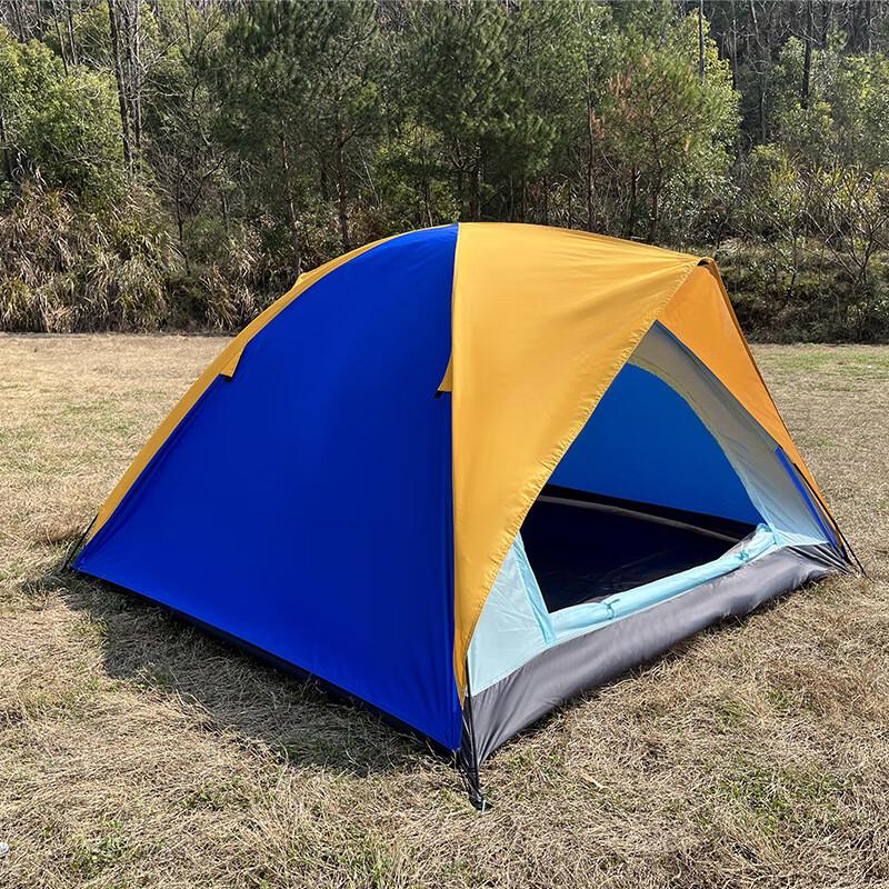Outdoor Camping Manual Setup Double-Layer Tent