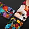 Cartoon Leaf Phone Case Cover for iPhone 17 16 15 14 13 12 11 Pro Max 17 Air Plus Shockproof Soft TPU Shell Fundas Capas Coque