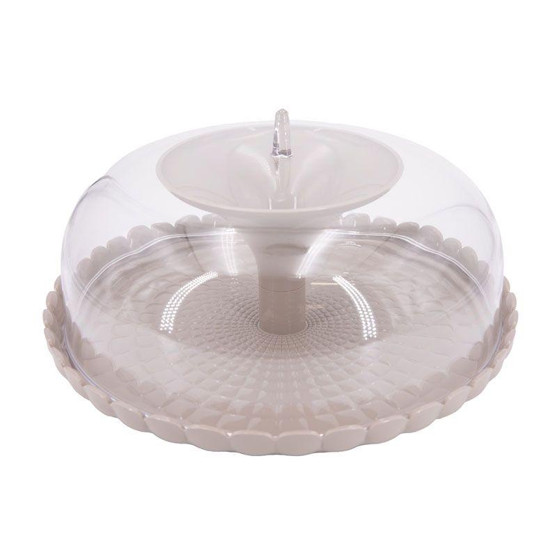 Cake Stand with 'tiffany' Dome 199400158 Mixed GUZZINI