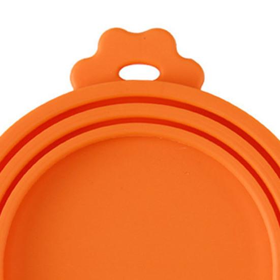 Pet Food Can Lid 3-in-1 Silicone Can Cover One Lid Fits