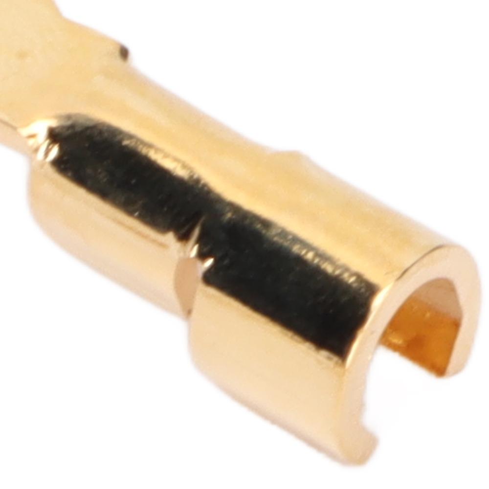 4PCS Pure Copper Spade Speaker Connector 45 Degree Fork Speaker Wire Plug For DIY Audio