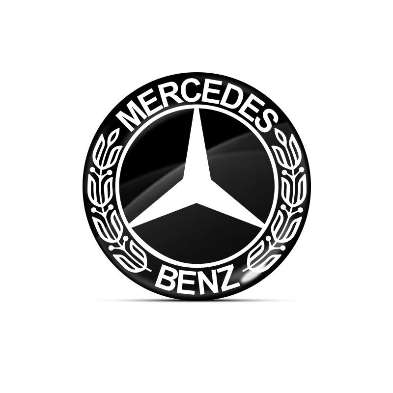 14mm Car Key Emblem Stickers Auto Control Key Logo Decals For Mercedes Benz E260 E200 E300 W205 W212 W166 W176 W242 S212 X166