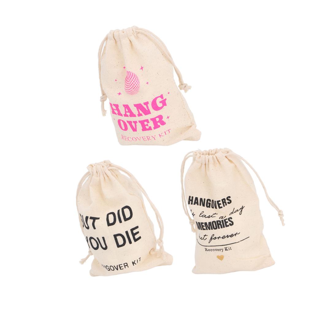 6pcs Bachelor Party Gift Bags with Drawstring Linen Party Favors Bachelor Bridal Shower Pouches for