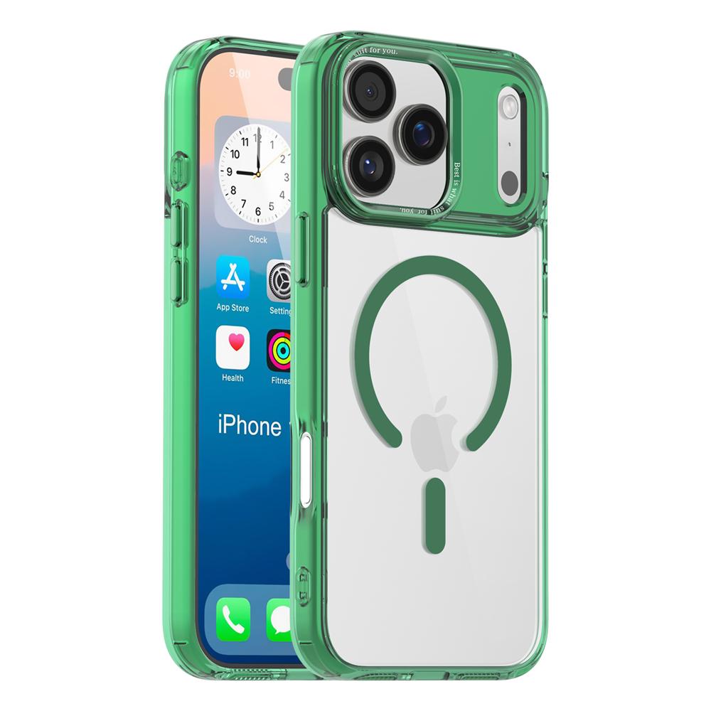 For Magsafe Wireless Charge Shockproof Armor Clear Case For iPhone 17 16 15 14 13 12 11 Pro Max Plus Magnetic Transparent Cover