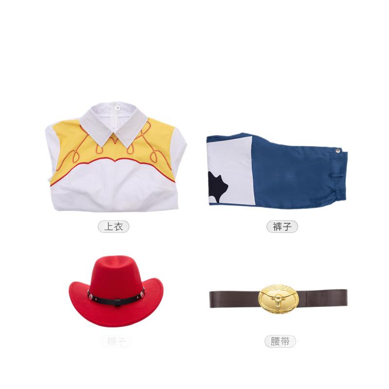 Toy Story Costume Set for Halloween Cosplay Woody Jessie Bo Peep Buzz Lightyear Kids Adults Party Outfit