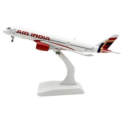 Реплика литого под давлением самолета Air India Airlines 20 см A350 Модель 350 Металлический самолет Самолет Самолет Самолет Сплав Материал 1:Игрушка Модель 400