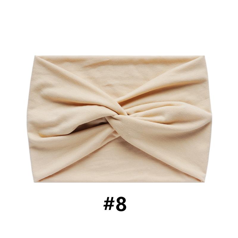 Широкие повязки на голову для женщин Очень большая повязка на голову в виде тюрбана Повязка на голову в стиле бохо Повязка на голову с витым узлом Спортивные эластичные нескользящие повязки на голову для тренировок Аксессуары для больших волос