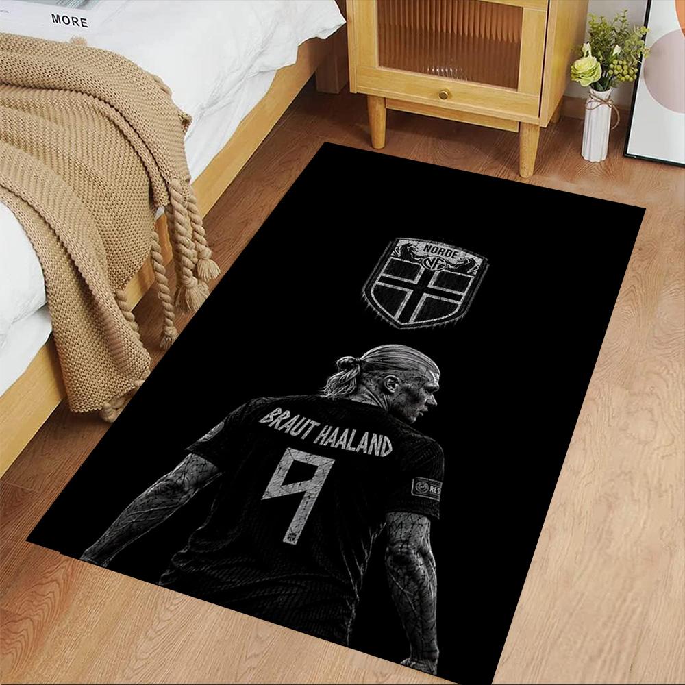 Haaland Area Rug Perfect for Kitchen Decorate room Study room Hallway Antislip Carpet Anime Office Decor Perfect Birthday/Christmas Gift Idea