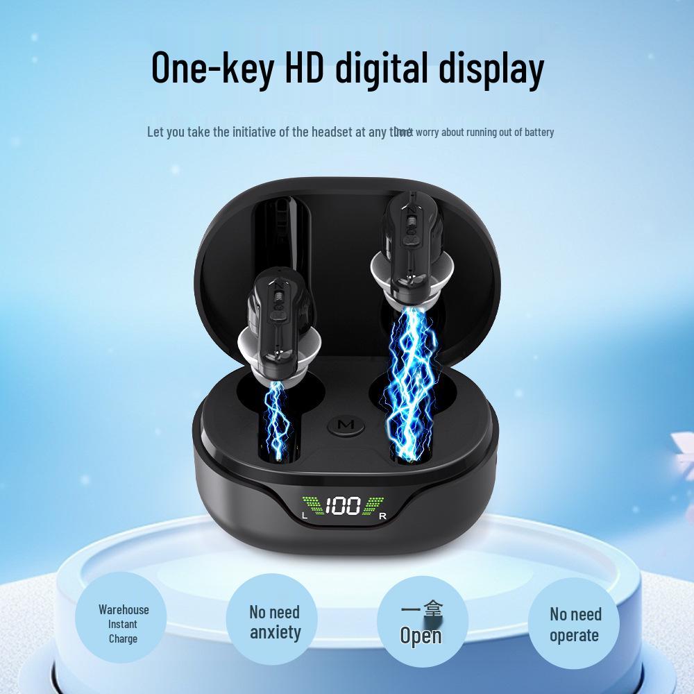 Невидимые слуховые аппараты TWS для пожилых: Перезаряжаемый трансграничный цифровой усилитель звука