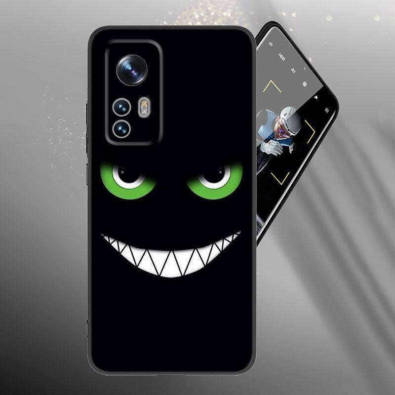 Чехол для телефона с забавным лицом для Xiaomi Mi 10T 11i 11T Note 10 11 Lite NE F1 POCO F3 M3 X3 GT NFC M4 X4 Pro 5G, мягкий черный чехол из ТПУ