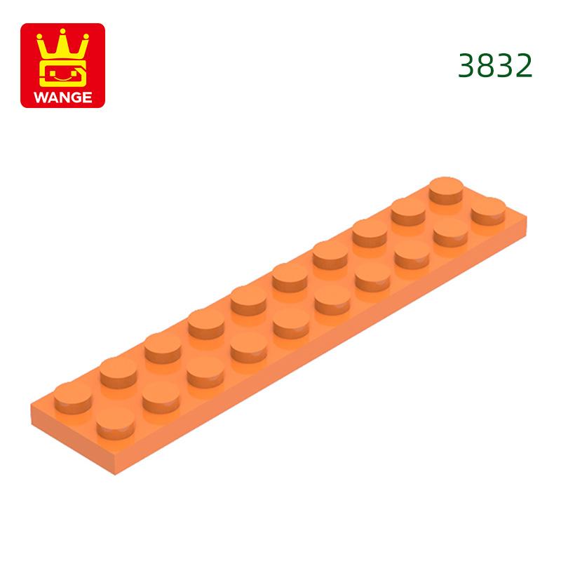 Нетоксичный 34 шт./лот 3832 2x10 Базовый строительный блок Moc Детали платы Совместимые с кубиками DIY Сборные игрушки для детей Подарочная коробка