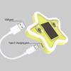 Solar Powered Star Shaped Mood Lights Atmosphere Car  Neon Lights  Car Decoration