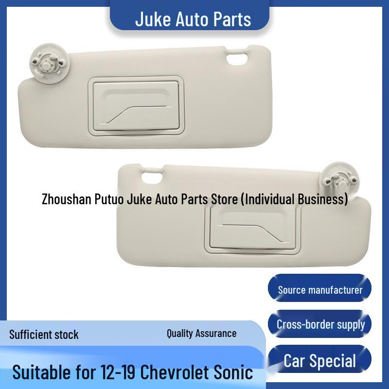 Солнцезащитные козырьки для Chevrolet Aveo/Sonic/Spark (2012-2019 гг.) - Серая пара