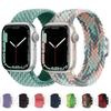 Watchband Braided Loop for Apple Watch Strap 44mm 40mm 45mm 41mm 42mm 38mm 49mm Elastic Solo Bracelet IWatch Series 7 Se 3 6 Ultra 8 Band
