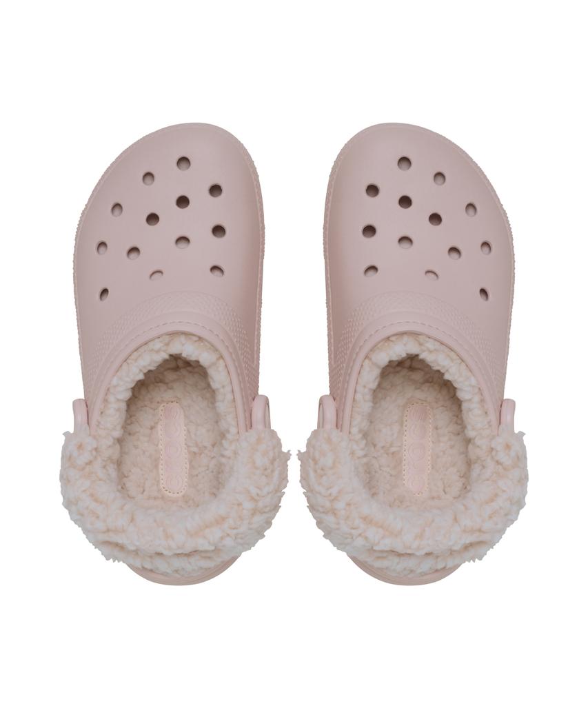 Классические клоги Crocs на флисовой подкладке (Флисовый ремешок) - Кварц / 211396-6Ur