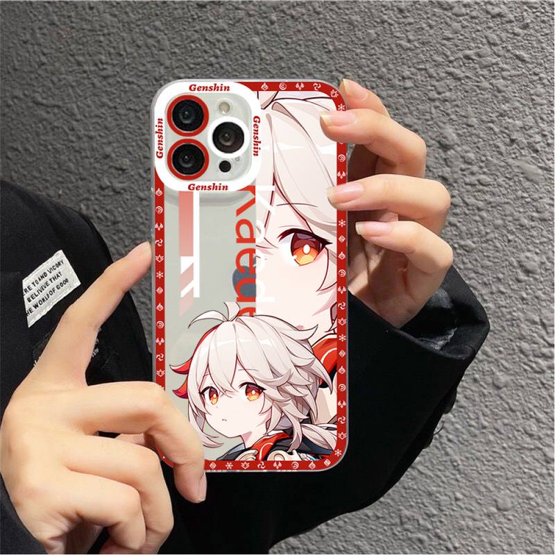 Чехол для телефона Genshin Impact в стиле аниме для iPhone 11 12 13 Mini Pro Max 14 Pro Max Чехол корпус