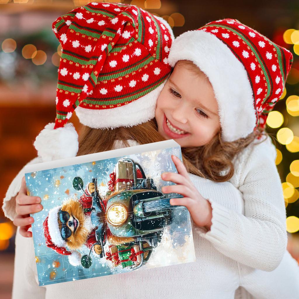 Advent Calendar Contains 24 Gifts, Cute Figures Doll Advent Calendar, Countdown Calendar With Surprise Toys, Collectible Figures Gift For Kids