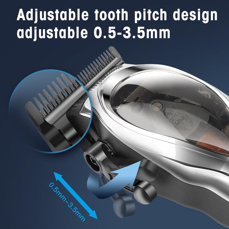 New Electric Hair Clipper Magnetic Levitation High Speed High Power Electric Clipper Rechargeable Electroplating High-grade