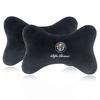 OUVKF1 Car Seat Belt Protect Shoulder Pad Cover Headrest Neck Pillow for Alfa Romeo 4C 159 Spider Giulia Giulietta 156 Tonale Mito 147