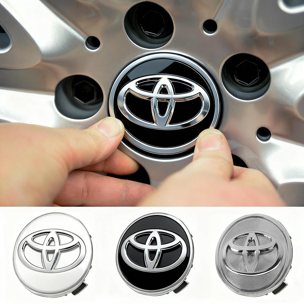 2026 Новые Для Toyota 4 шт. 56/62 мм Центральные колпачки на колеса автомобиля Toyota для TRD Corolla Aygo Camry Yaris Rav4 Замена эмблемы диска H