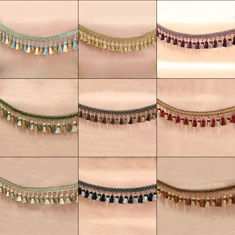 1 метр окантовка для штор швейная отделка кисточка бахрома обивка своими руками подушка декор