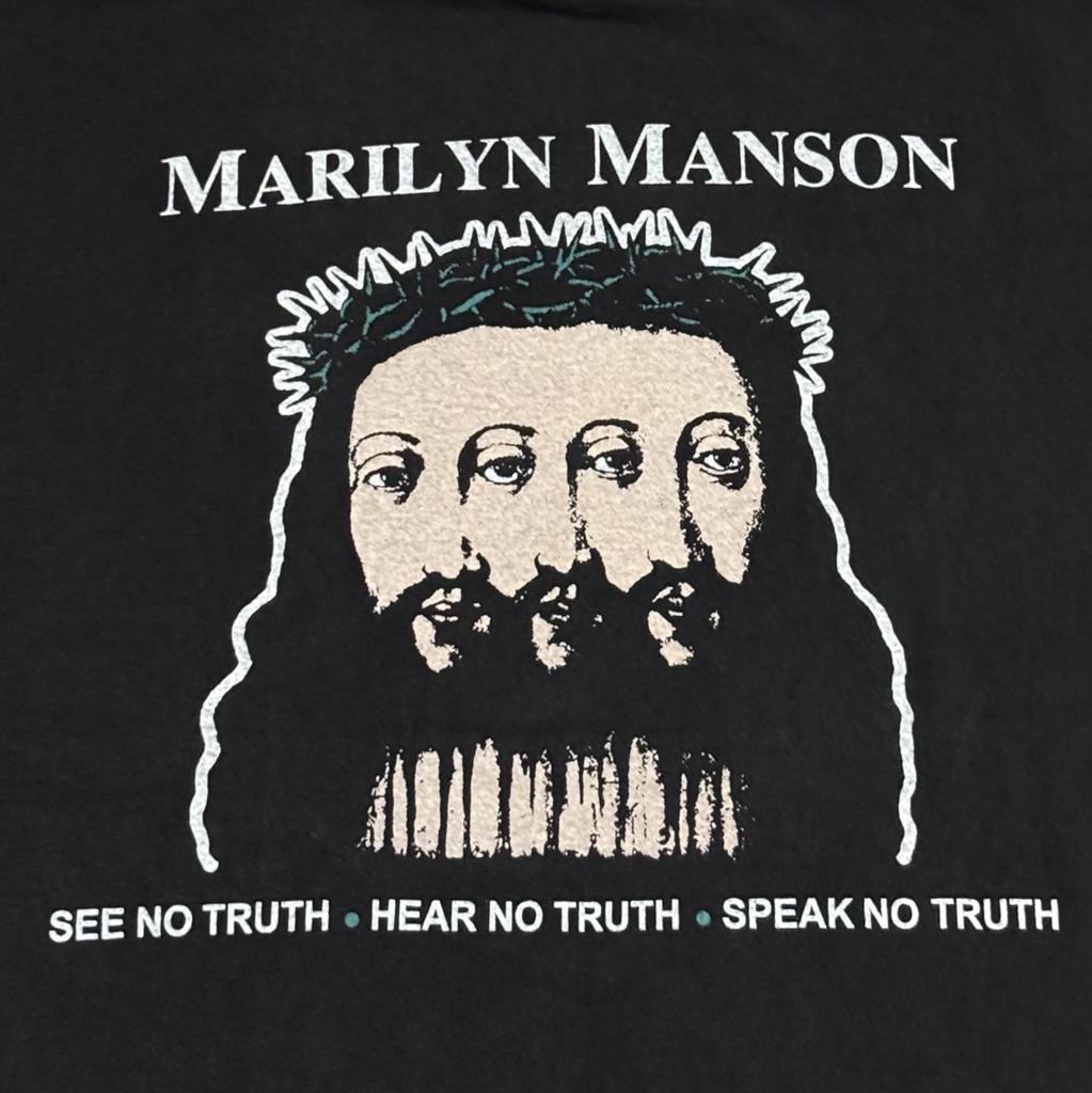 Marilyn Manson Believe Tour Vintage 90s Sz.L Single Stitch Giant T-Shirt REPRINT Unisex T-Shirt