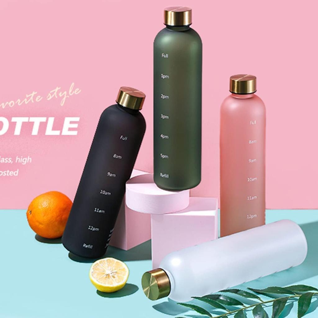 of resin also used in medical 1 liter water bottle 1000ml water bottle Fashionable simple style Sports water bottle Plastic water bottle Tritan