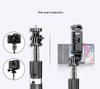 Portable Bluetooth Selfie Stick Tripod with Anti-Shake and Retractable Phone Holder for Outdoor Photography