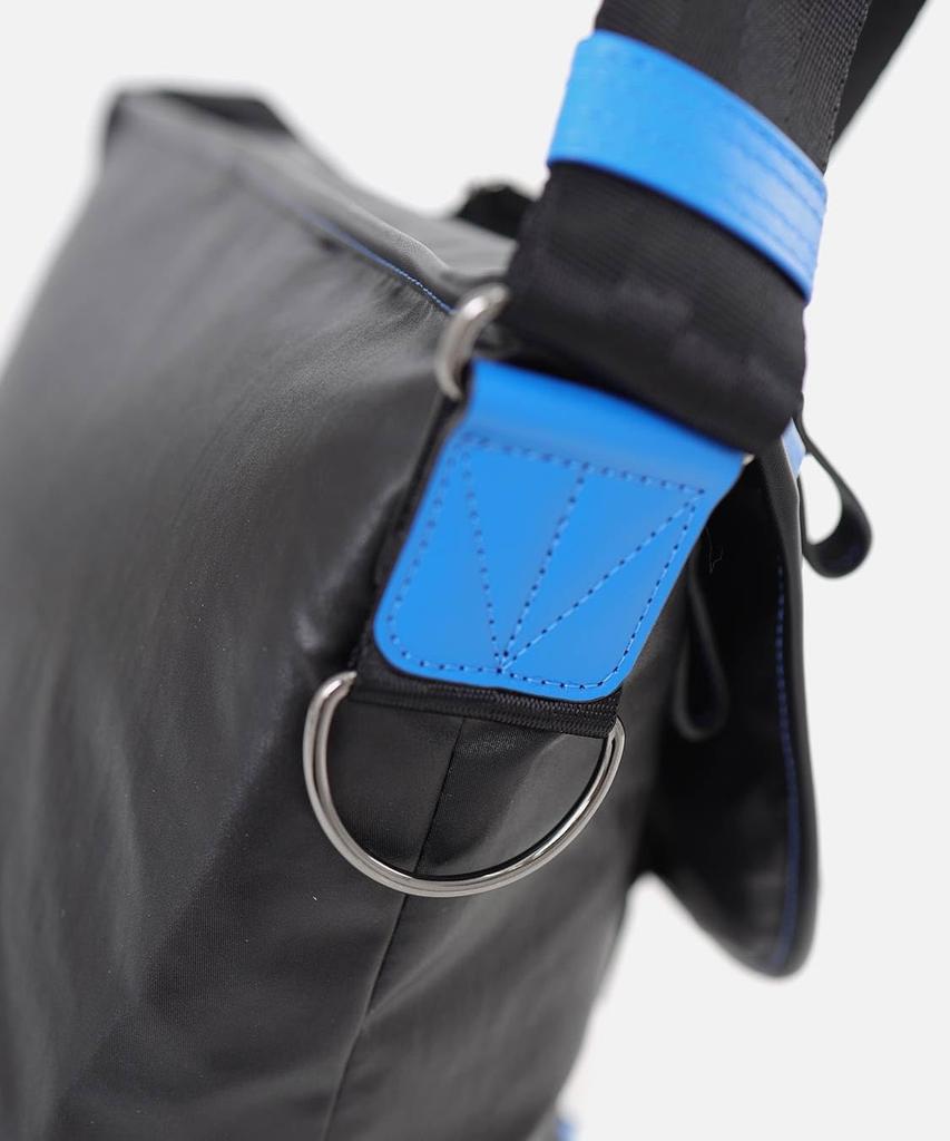 Lanvin En Bleu Men's Heather Shoulder Bag, Black