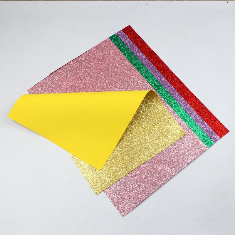 Блестящая блестящая пена EVA Craft Paper 5 шт. 40x60 см 1,5 мм Мягкие губчатые листы для DIY аксессуаров для волос, детских творческих проектов
