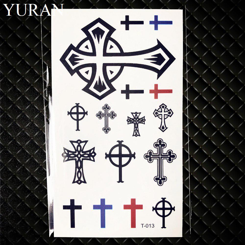 1PC Sexy Feather Words Black Letter Temporary Tattoo Body Art Drawings Sticker Hand Tatoo Childrens