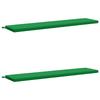 2 Piece Bench Cushions SOEST 2 Pcs. 100percent Polyester Green