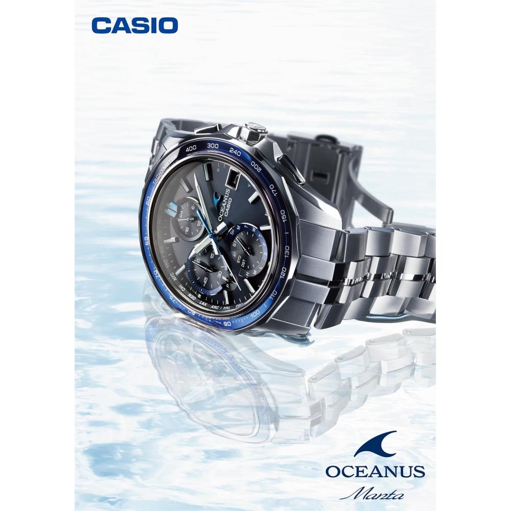 [Casio] Радио Oceanus Manta Bluetooth с солнечным сапфировым стеклом и безелем OCW-S7000-1AJF Мужское серебро